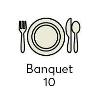 Truscott Lounge: Banquet Capacity - 10