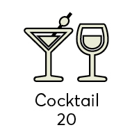 Truscott Lounge: Cocktails Capacity - 20